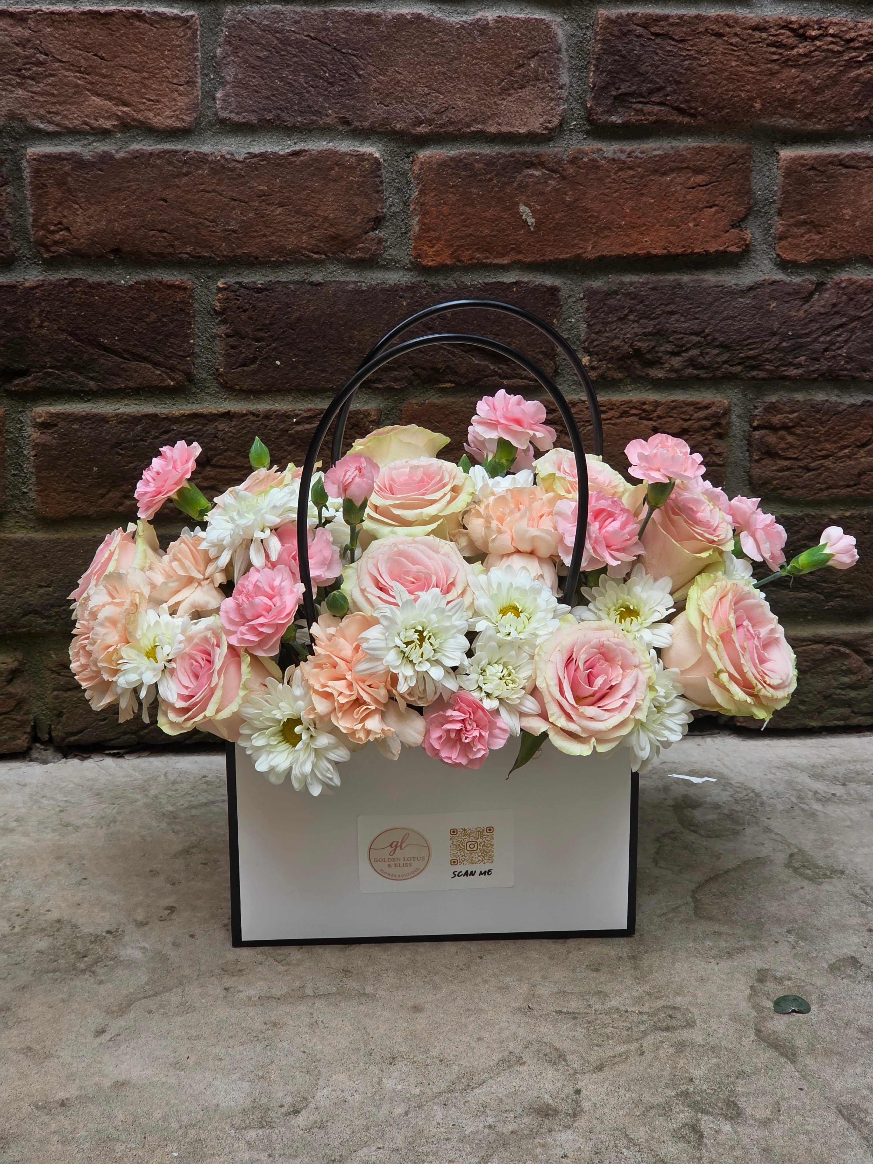 Blush Elegance Basket