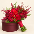 Crimson Romance Bridal Bouquet